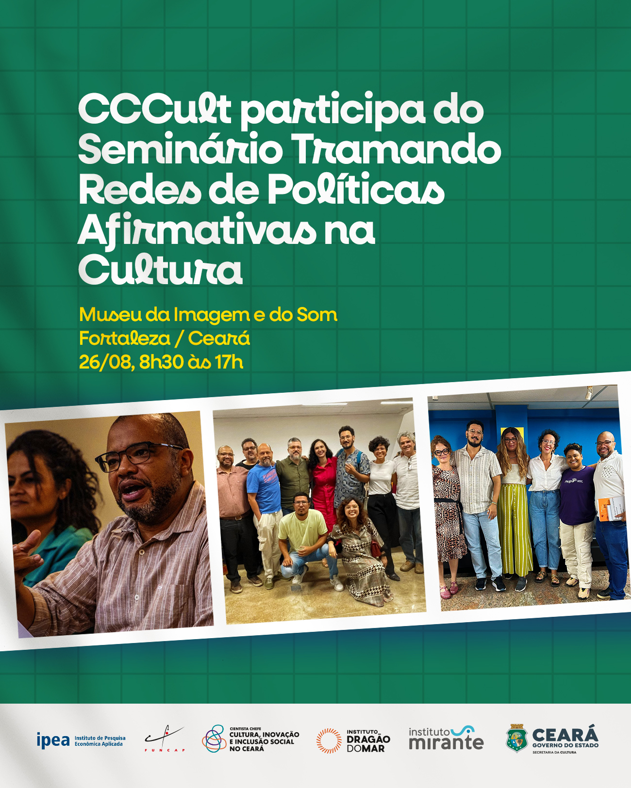 Featured image for “CCCult participa de seminário que debate caminhos para construção de instituições culturais antirracistas”